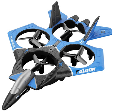 DRON SAMOLOT ZDALNIE STEROWANY FALCON MYŚLIWIEC sterowanie ręką RC LED USB