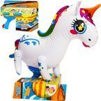 OGROMNY PISTOLET NA WODĘ POMPOWANY JEDNOROŻEC 62x59cm SIKAWKA Pompa