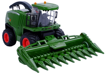 KOMBAJN ZDALNIE STEROWANY Z DYMEM do kukurydzy TRAKTOR LED DYMI RC USB