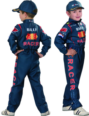 STRÓJ KARNAWAŁOWY KIEROWCA WYŚCIGOWY RAJDOWY KOMBINEZON kostium 116 cm
