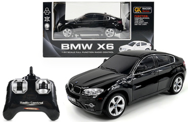 BMW X6 AUTO ZDALNIE STEROWANE SAMOCHÓD RC NA PILOTA ŚWIATŁO 1:24