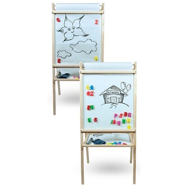 TABLICA 4w1 MAGNETYCZNA + KREDOWA + PAPIER GRATISY