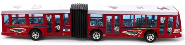 DUŻY AUTOBUS MIEJSKI PRZEGUBOWY 41 cm Z NAPĘDEM