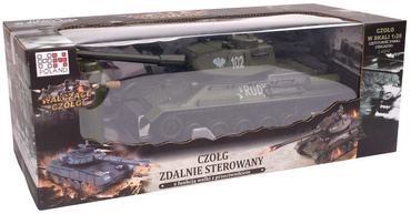 CZOŁG T34 RUDY 102 STEROWANY RC WALCZĄCE CZOŁGI 