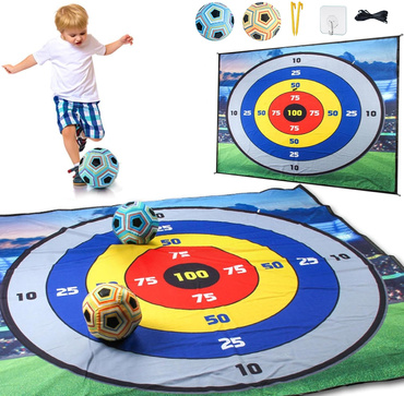 GRA ZRĘCZNOSCIOWA MATA CELNOŚCIOWA RZUT PIŁKĄ 2 PIŁKI NA RZEPY