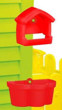 DOMEK + ZJEŻDŻALNIA 12603 + MOCHTOYS PLAC ZABAW