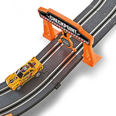 DUŻY TOR SAMOCHODOWY Wyścigowy ELEKTRYCZNY 838cm PĘTLE 2 AUTA ZASILACZ światło LED