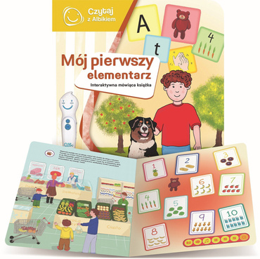 DUŻY ELEMENTARZ MÓWIĄCE PIÓRO CZYTAJ Z ALBIKIEM