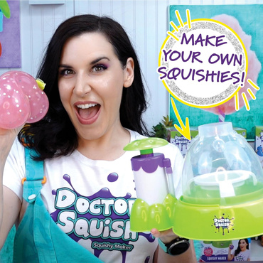 FABRYKA GNIOTKÓW PIŁECZKI ZESTAW kreatywny DOCTOR SQUISH SQUISHY MAKERY