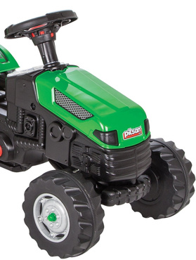 OGROMNY TRAKTOR NA PEDAŁY Z PRZYCZEPĄ XL 143cm ZIELONY