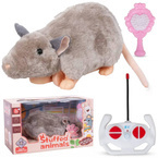 DUŻA MYSZ ZDALNIE STEROWANA na pilota PLUSZOWA INTERAKTYWNA Myszka 30cm + SZCZOTKA DO PIELĘGNACJI