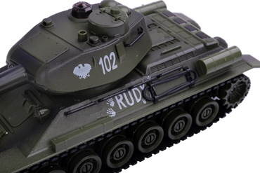 CZOŁG T34 RUDY 102 STEROWANY RC WALCZĄCE CZOŁGI 