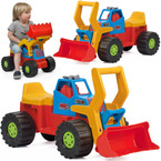 JEŹDZIK MEGA DUŻA KOPARKA SPYCHACZ Ruchoma Łyżka DUŻE KOŁA polska