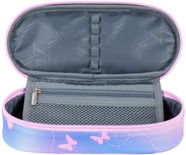 PIÓRNIK SASZETKA Z ORGANIZEREM ST.RIGHT RÓŻOWE MOTYLKI PINK BUTTERFLIES