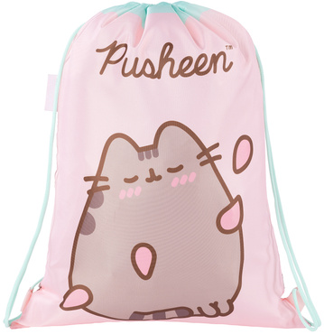 WOREK SZKOLNY NA OBUWIE KOTEK PUSHEEN PINK