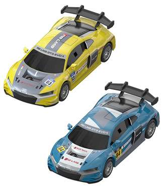 DUŻY TOR SAMOCHODOWY 3w1 Wyścigowy 320cm 2 AUTA AUDI R8 3 wersje toru LICENCJA AUDI