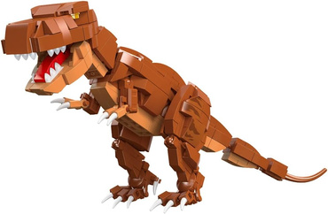 KLOCKI KONSTRUKCYJNE DINOZAUR T-REX TYRANOZAUR REX 350 el RUCHOME ELEMENTY