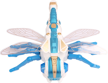 DUŻA WAŻKA ZDALNIE STEROWANA ROZPYLA MGŁĘ LED PILOT ROBOT R/C owad DRAKENA NIEBIESKA