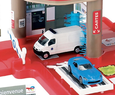 Mochtoys TOTAL DUŻY GARAŻ PARKING 3 POZIOMY Stacja TOR