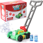 KOSIARKA dla dzieci NA BATERIE PUSZCZAJĄCA BAŃKI MYDLANE + 2 PŁYNY Artyk