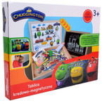 DREWNIANA TABLICA MAGNETYCZNA KREDOWA STACYJKOWO CHUGGINGTON