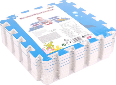 MATA PIANKOWA EVA 86x86 PUZZLE PODWODNY ŚWIAT 9el