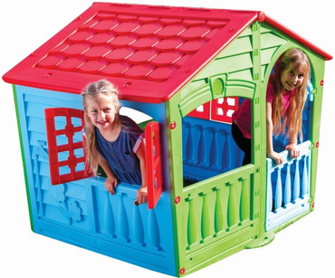 PalPlay DUŻY DOMEK OGRODOWY DLA DZIECI OKIENNICE