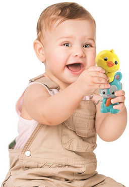 INTERAKTYWNY POCIĄG FARMERA TOR FARMA KLOCKI zwierzątka CLEMENTONI