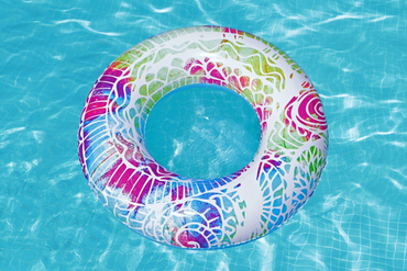 Bestway DUŻE KOŁO PLAŻOWE z uchwytami 91cm BLUE