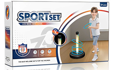 GRA RZUCANIE DO CELU DLA DZIECI GRY RZUT OBRĘCZĄ PODŚWIETLANIE LED