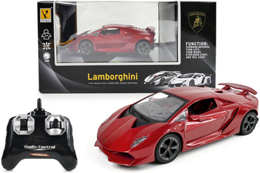 AUTO ZDALNIE STEROWANE LAMORGHINI SESTO ELEMENTO SAMOCHÓD RC NA PILOTA ŚWIATŁO 1:24