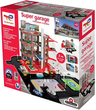 Mochtoys TOTAL DUŻY GARAŻ PARKING 4 POZIOMY Stacja TOR