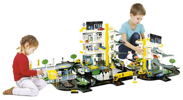 RENAULT OGROMNY PARKING podwójny GARAŻ 4 POZIOMY winda SERWIS MOCHTOYS