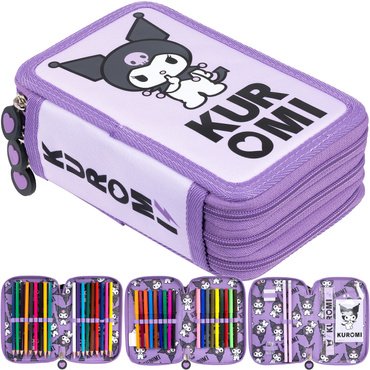 PIÓRNIK POTRÓJNY Z WYPOSAŻENIEM PC-05 KUROMI VIOLET