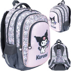 PLECAK TORNISTER SZKOLNY 4-KOMOROWY BPL-58 KUROMI PINK RÓŻOWY