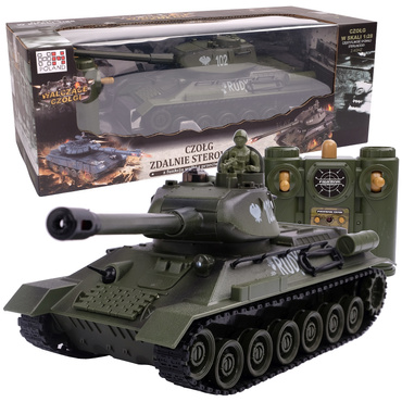 CZOŁG T34 RUDY 102 STEROWANY RC WALCZĄCE CZOŁGI 