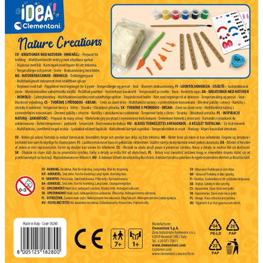 INPIRACJE NATURĄ ZESTAW KREATYWNY CLEMENTONI IDEA