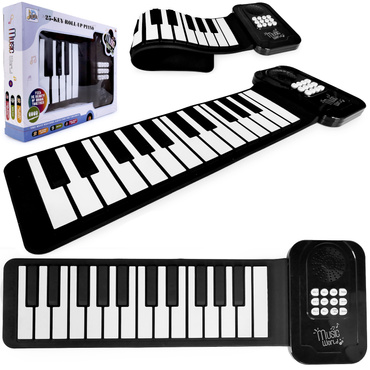 ZWIJANE PIANINKO KEYBOARD ROLL UP PIANINO 50cm