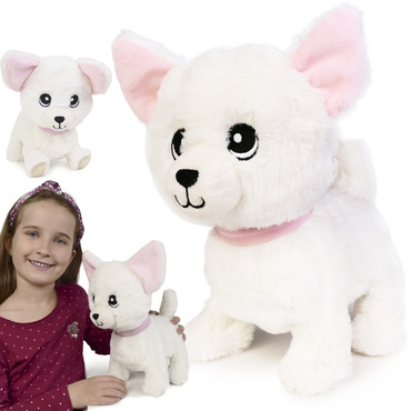 PIESEK INTERAKTYWNY CHODZĄCY PIES SZCZEKA REAGUJE NA DOTYK NATALIA