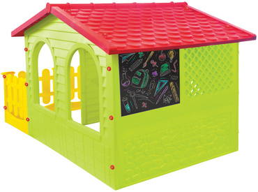 Mochtoys DOMEK XXL Z PŁOTKIEM DLA DZIECI DO OGRODU 12243