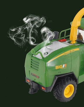 KOMBAJN ZDALNIE STEROWANY Zbożowy TRAKTOR Światła DYM Z KOMINA RC USB