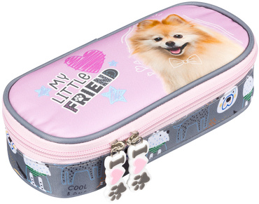 PIÓRNIK SASZETKA Z ORGANIZEREM Z PIESKIEM MY LITTLE FRIEND SWEET POMERANIAN