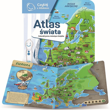 CZYTAJ Z ALBIKIEM ATLAS ŚWIATA INTERAKTYWNA KSIĄŻKA