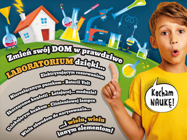 ELEKTRYCZNOŚĆ NAUKA W DOMU ZESTAW 50 EKSPERYMENTÓW LISCIANI