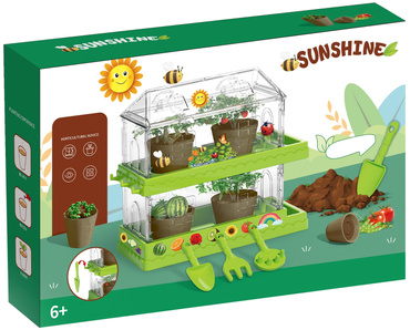 MOJA PIERWSZA SZKLARNIA ZESTAW DO HODOWLI ROŚLIN DLA DZIECI