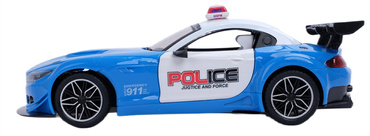 AUTO POLICJA STEROWANE RC SAMOCHÓD AKUMULATOR LED OTWIERANE DRZWI Z PILOTA USB