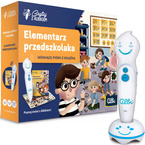 CZYTAJ Z ALBIKIEM ELEMENTARZ PRZEDSZKOLAKA ZESTAW MÓWIĄCE PIÓRO Z KSIĄŻKĄ