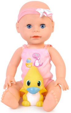 LALKA NATALIA DZIDZIUŚ Z DINUSIEM BUTELKA NOCNIK SIUSIA 33cm