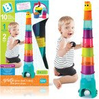 B-Kids ŻYRAFKOWA WIEŻA XL PIRAMIDKA KUBECZKI PIŁKI SORTER