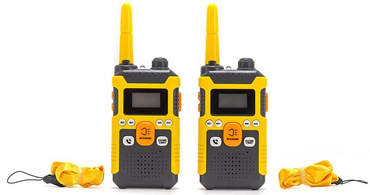 WALKIE TALKIE KRÓTKOFALÓWKI DLA 2 OSÓB DUŻY ZASIĘG LATARKA EFEKTY DŹWIĘKOWE